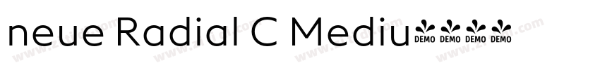 neue Radial C Mediu字体转换